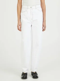 Wide-Leg Jeans 'Helle' Weiß