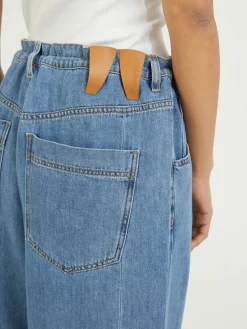 Wide-Leg Jeans 'Iris' Blau