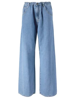 Wide-Leg Jeans 'Iris' Blau