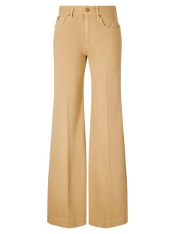 Wide-Leg Jeans 'Jackie' Beige