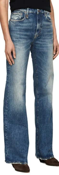 Wide-Leg-Jeans 'Jane' Blau