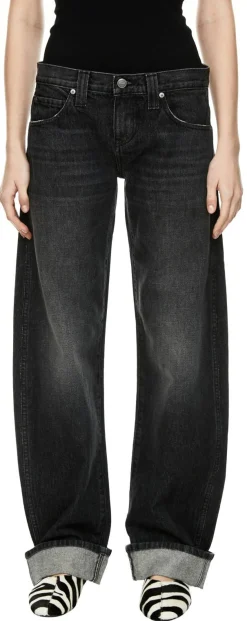 Wide-Leg Jeans 'Karo' Anthrazit