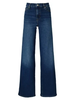 Wide-Leg Jeans 'Le Slim Palazzo' Mittelblau