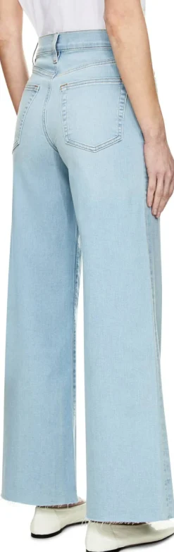 Wide-Leg Jeans 'Le Slim Palazzo' Hellblau