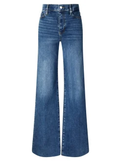 Wide-Leg Jeans 'Le Slim Palazzo Long' Blau