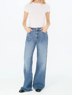 Wide-Leg-Jeans 'Lotta Luxe Vintage' Mittelblau