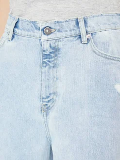 Wide-Leg Jeans 'Melody' Hellblau
