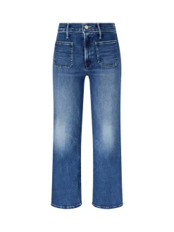 Wide-Leg Jeans 'Patch Pockt Maven Ankle' Blau