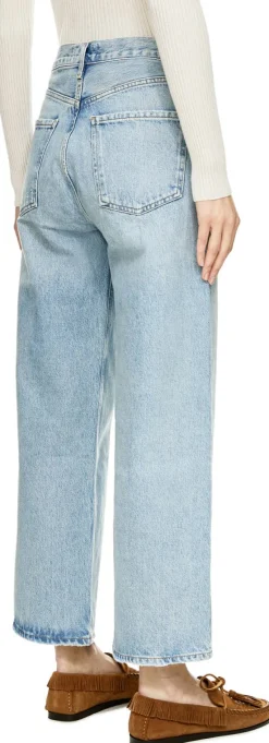 Wide-Leg Jeans 'Ren' Hellblau