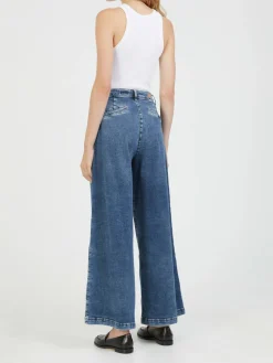 Wide-Leg Jeans 'Stella Wide' Marineblau