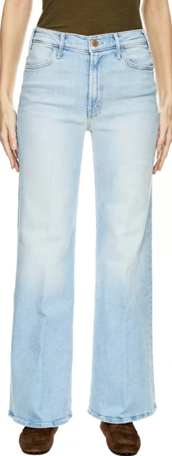 Wide-Leg Jeans 'The Hustler Roller Sneak' Hellblau