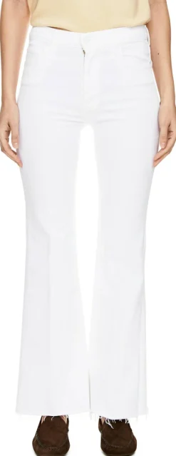 Wide-Leg Jeans 'The Lil Doozy Fray' Weiß