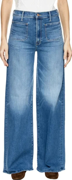 Wide-Leg Jeans 'The Patch Pocket Undercover' Mittelblau