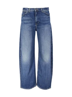 Wide-Leg Jeans 'Tribeca' Blau
