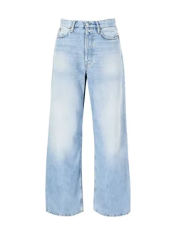 Wide-Leg Jeans 'Vintage' Hellblau