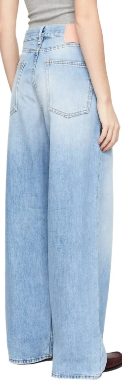 Wide-Leg Jeans 'Vintage' Hellblau