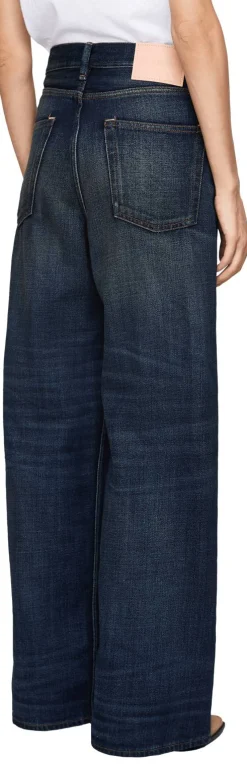 Wide-Leg-Jeans 'Yoyogi' Dunkelblau