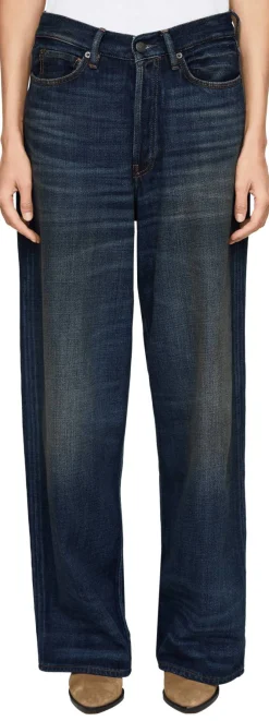 Wide-Leg-Jeans 'Yoyogi' Dunkelblau