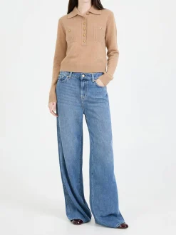 Wide-Leg 'Scout Dream On' in Mittelblau