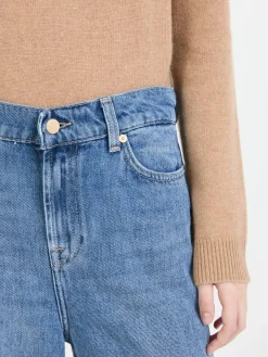 Wide-Leg 'Scout Dream On' in Mittelblau