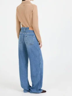 Wide-Leg 'Scout Dream On' in Mittelblau