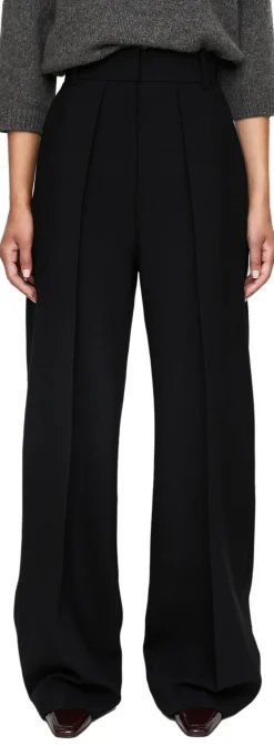 Wide-Leg Stoffhose 'Maris' Schwarz