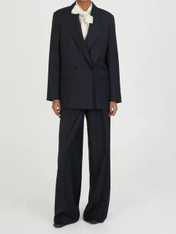 Wollblazer 'Anna' Marineblau