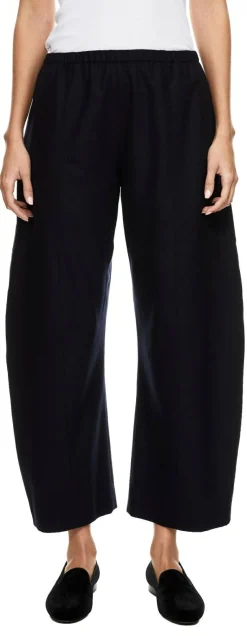 Woll-Cashmere-Hose 'Clover' Marineblau