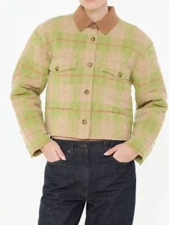Woll-Cashmere-Jacke in Multi