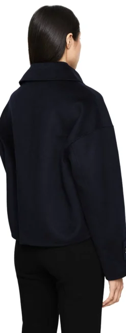 Woll-Cashmere-Jacke 'Zaria' Navy