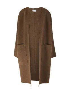 Woll-Cashmere-Mantel 'Tiberus' Braun