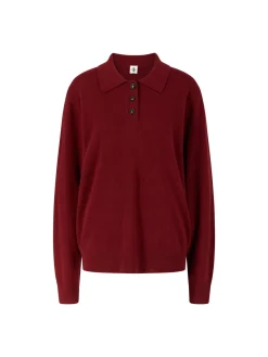 Woll-Cashmere-Pullover 'Como' Bordeaux