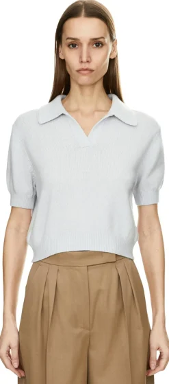 Woll-Cashmere-Pullover 'Leni' Hellblau