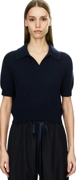 Woll-Cashmere-Pullover 'Leni' Marineblau