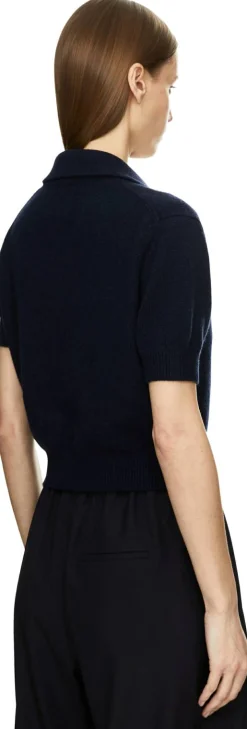 Woll-Cashmere-Pullover 'Leni' Marineblau