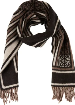 Woll-Cashmere-Schal Braun