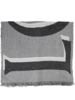 Woll-Cashmere-Schal Grau