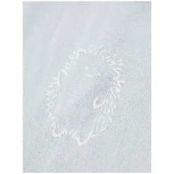 Woll-Cashmere-Strampler mit Stickerei Hellblau