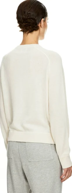 Woll-Cashmere-Sweatshirt Crème