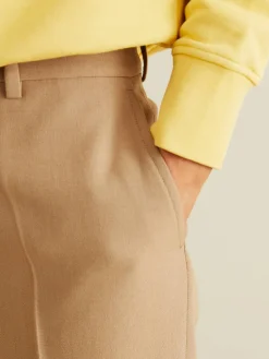 Wollhose Beige