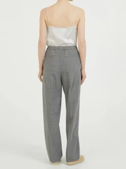 Wollhose Grau