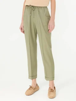 Wollhose Grün