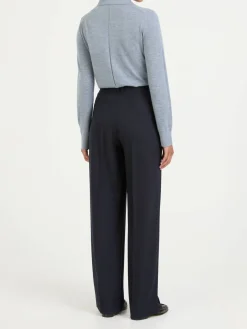 Wollhose 'Igor' Marineblau