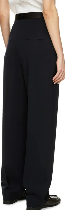 Wollhose Marineblau