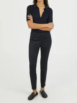 Wollhose Marineblau