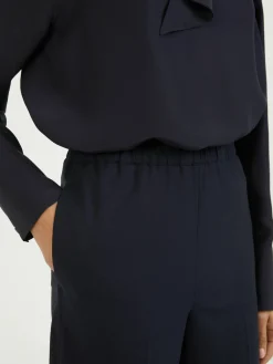 Wollhose Marineblau