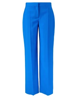 Wollhose Mittelblau