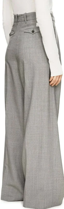 Wollhose 'Sandra' Grau