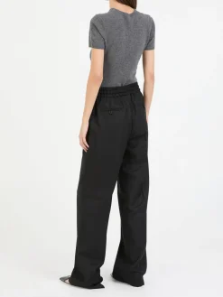Wollhose Schwarz