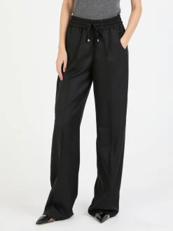 Wollhose Schwarz